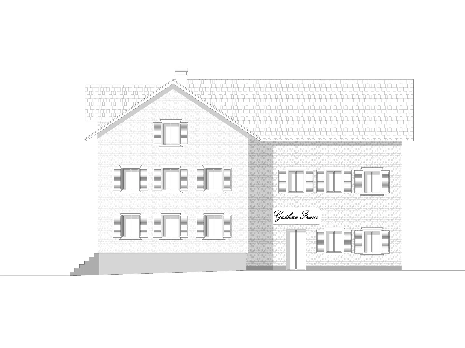 Architektur Ansicht 1