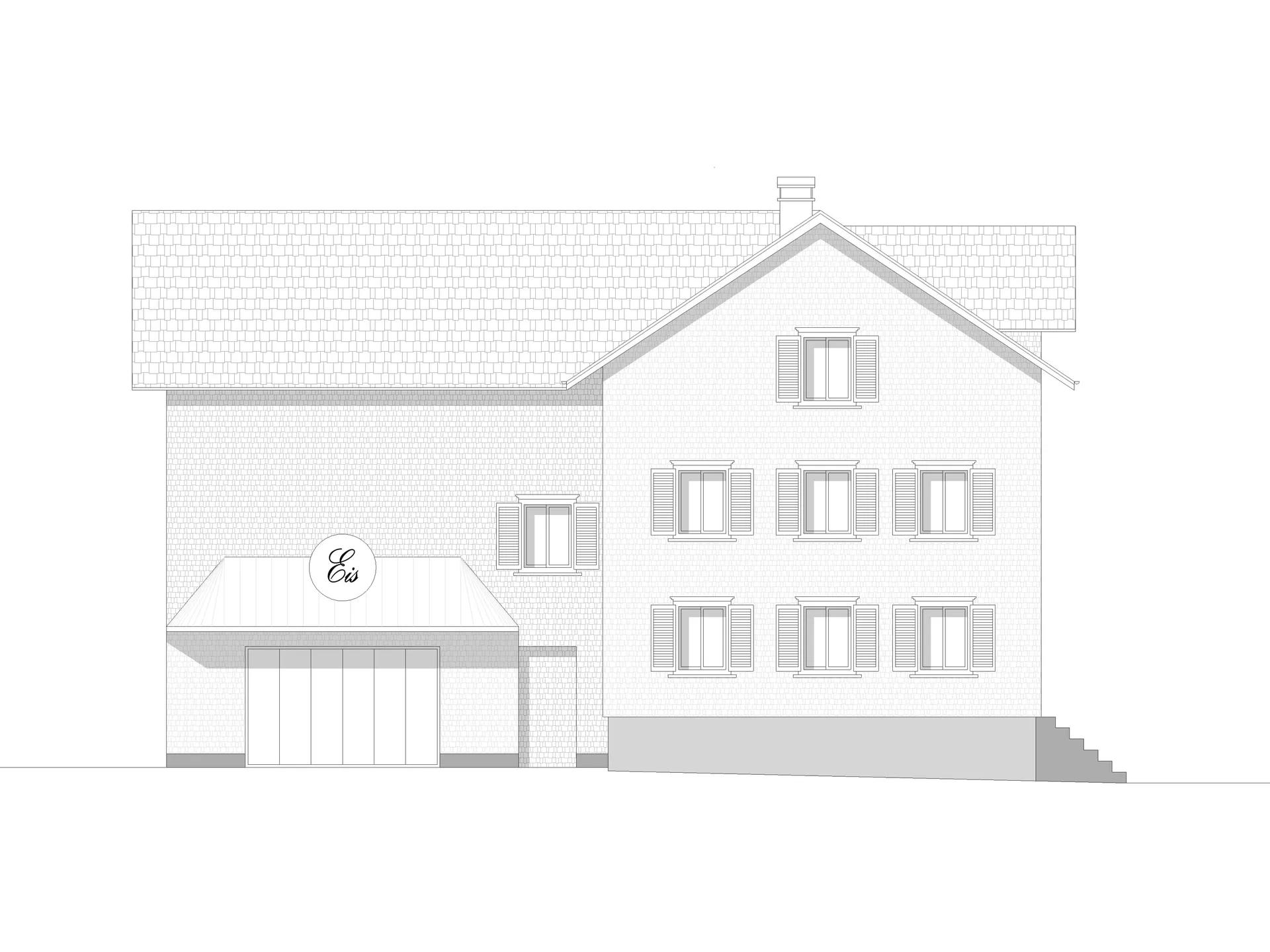 Architektur Ansicht 2