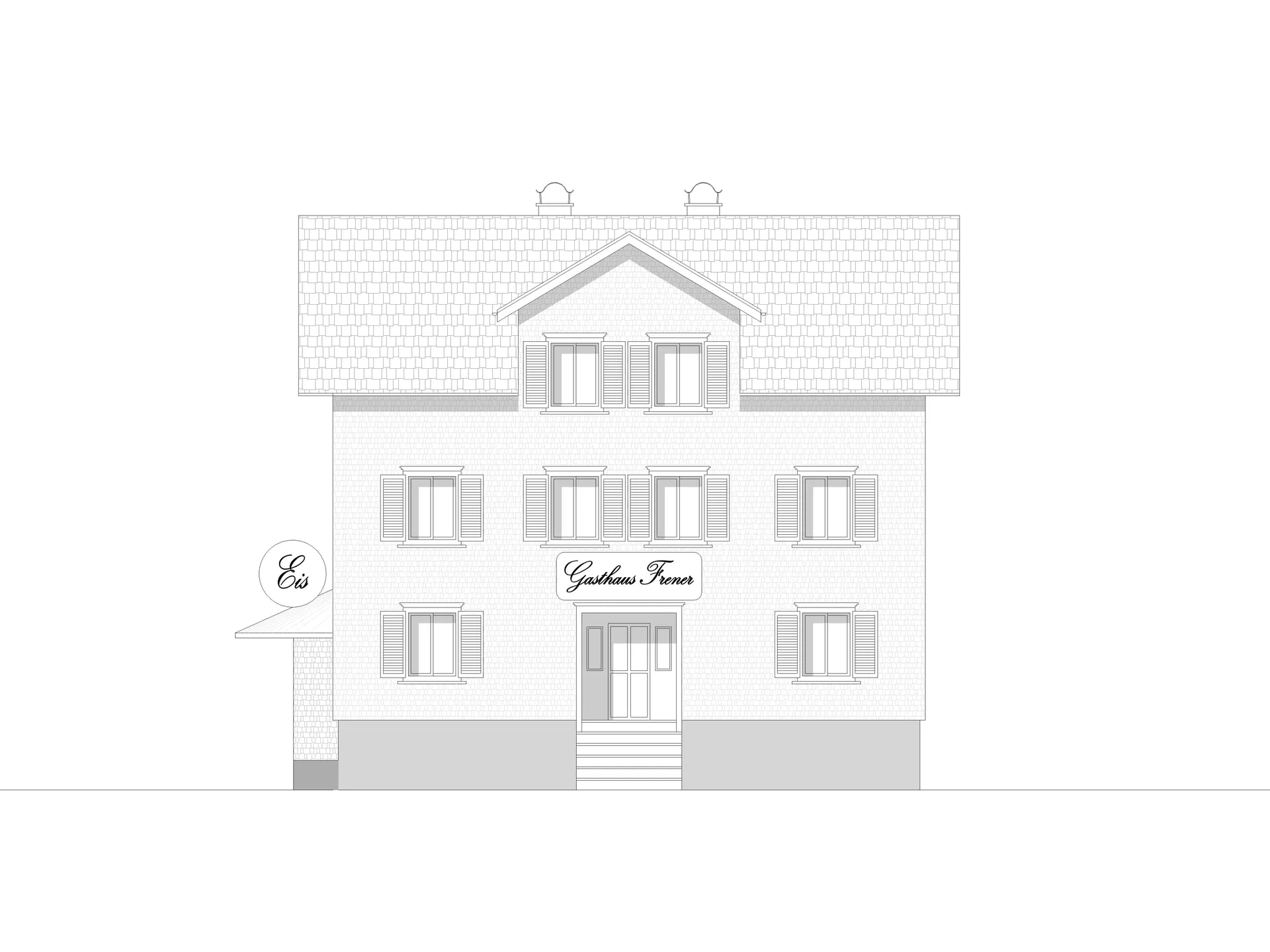 Architektur Ansicht 3